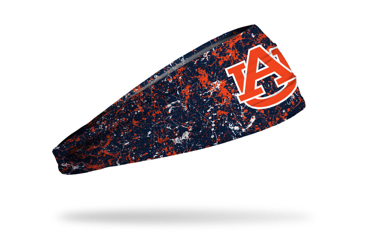 Auburn University: Splatter Navy Big Bang Lite Headband - View 2