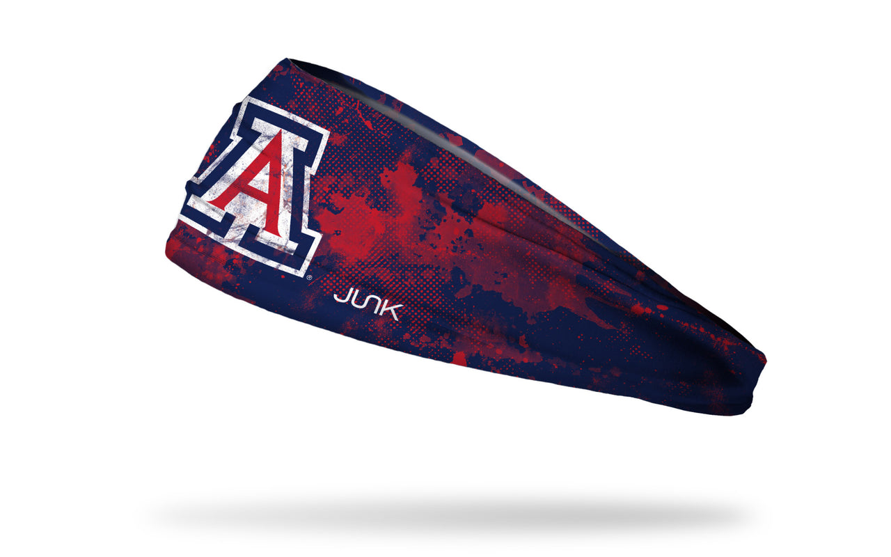University of Arizona: Grunge Navy Headband - View 1