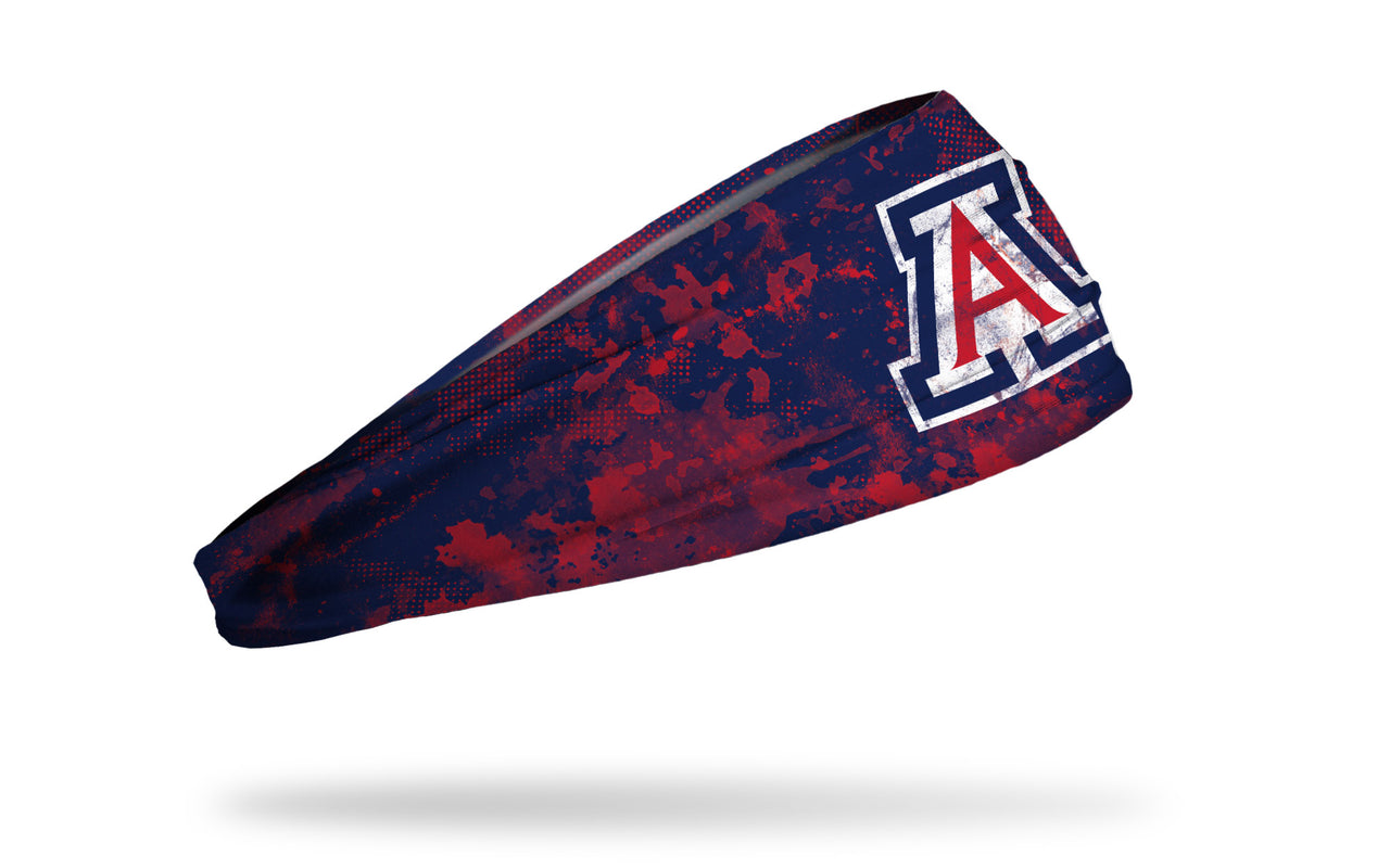 University of Arizona: Grunge Navy Headband - View 2