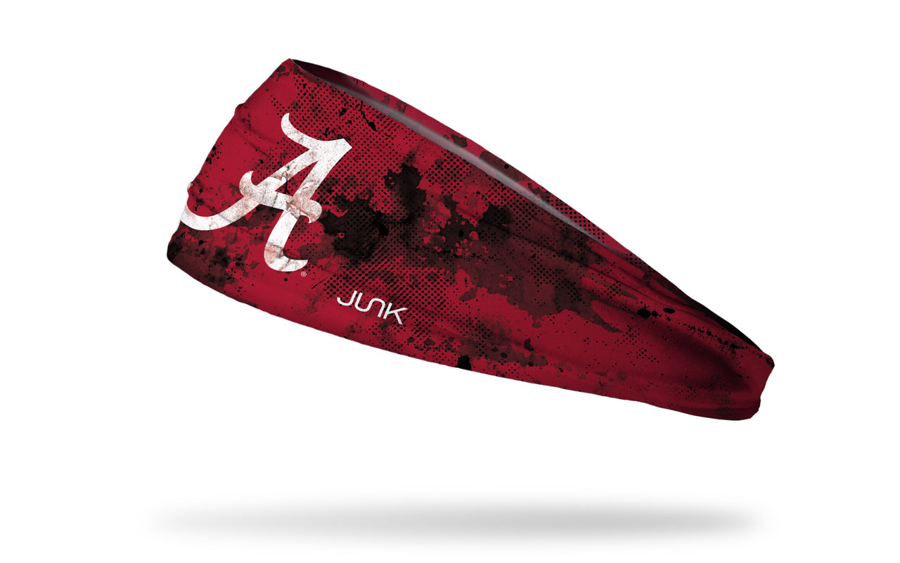 University of Alabama: Grunge Crimson Headband - View 1
