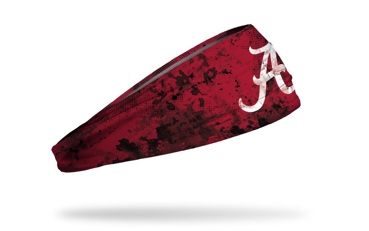 University of Alabama: Grunge Crimson Headband - View 2