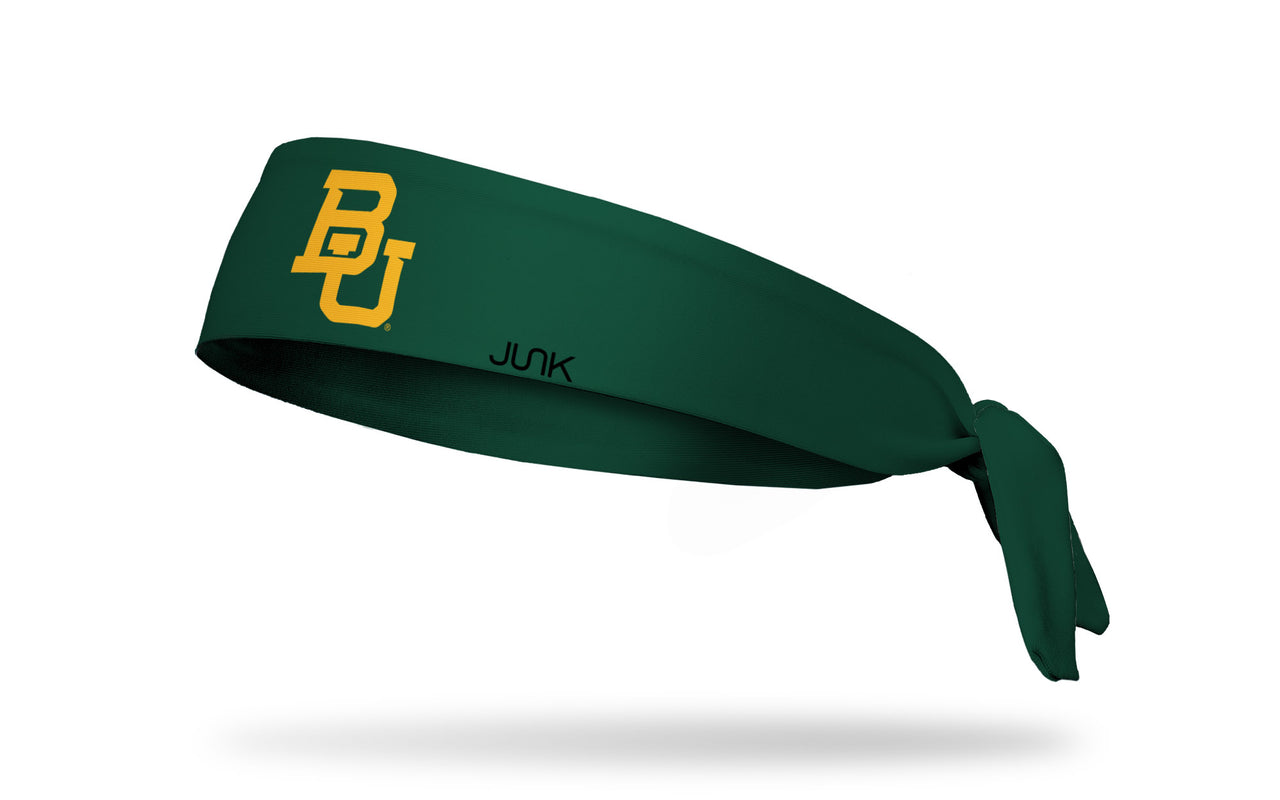 Baylor University: Logo Green Tie Headband - View 1