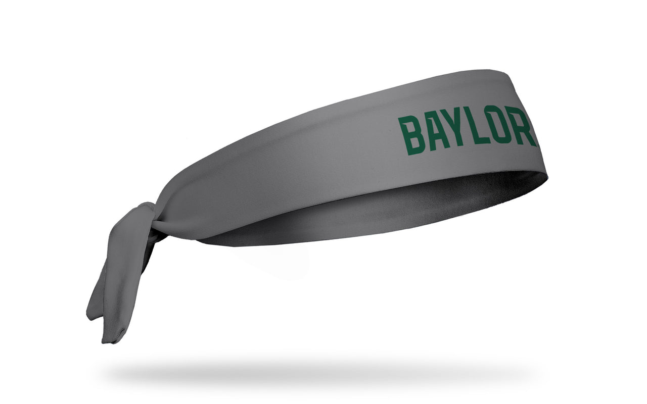 Baylor University: Wordmark Gray Tie Headband - View 2