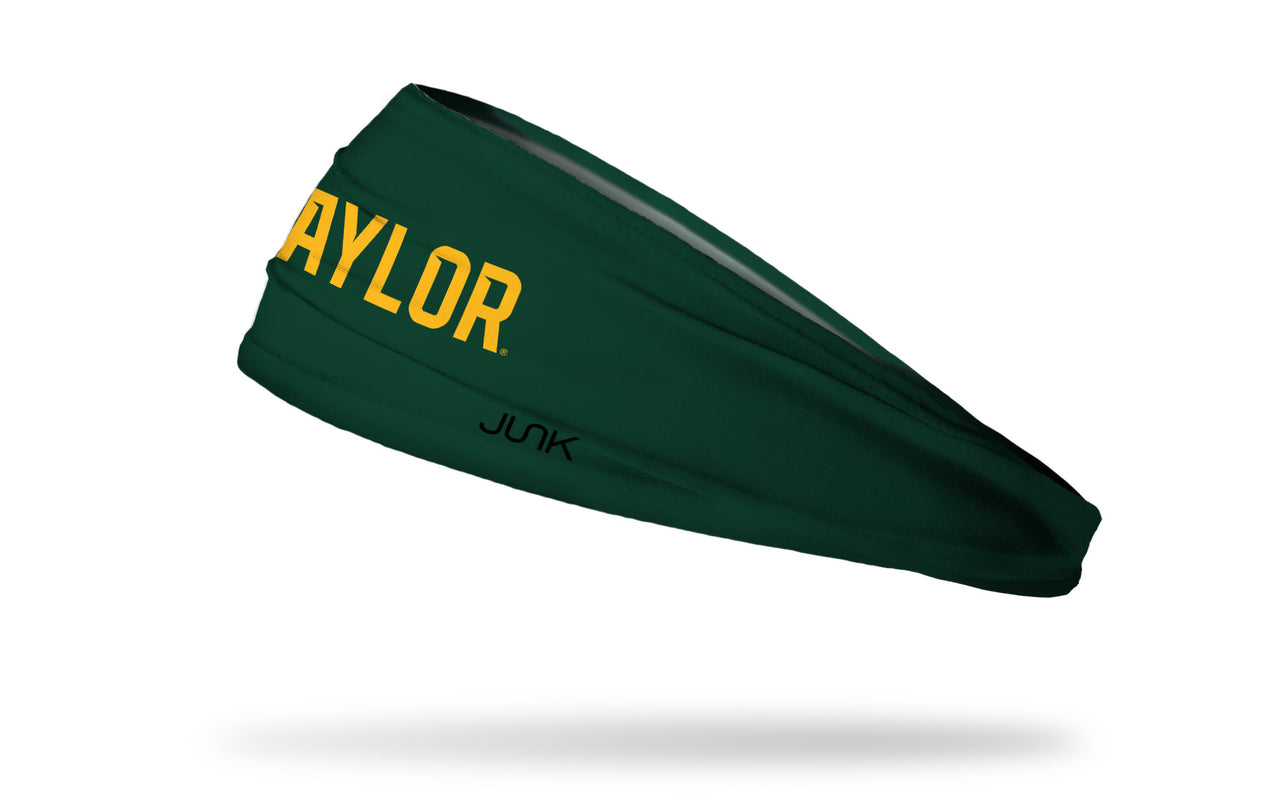 Baylor University: Wordmark Green Headband - View 1