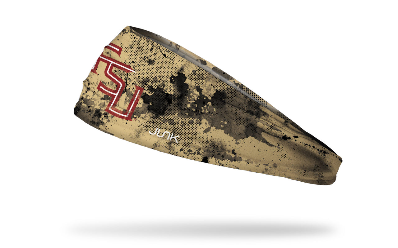 Florida State University: Grunge Gold Headband - View 1