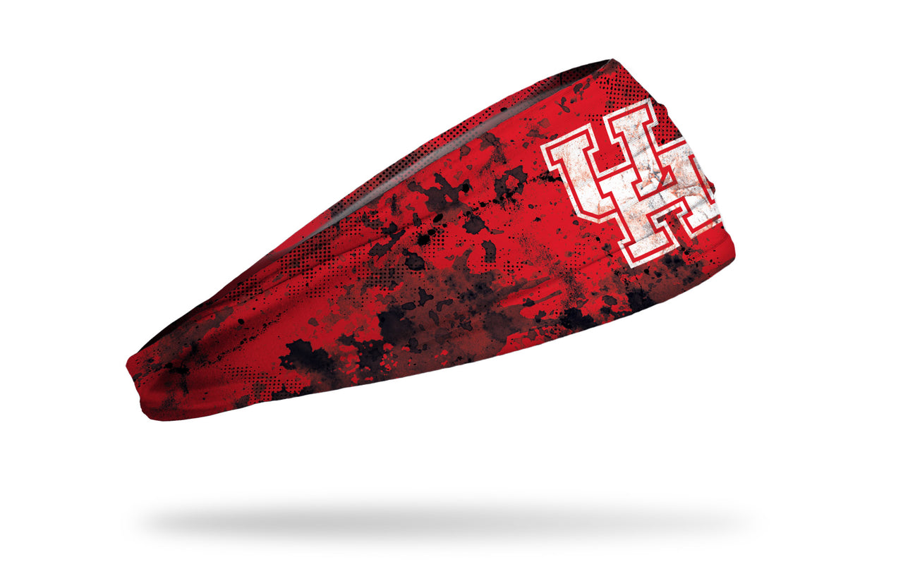 University of Houston: Grunge Red Headband - View 2
