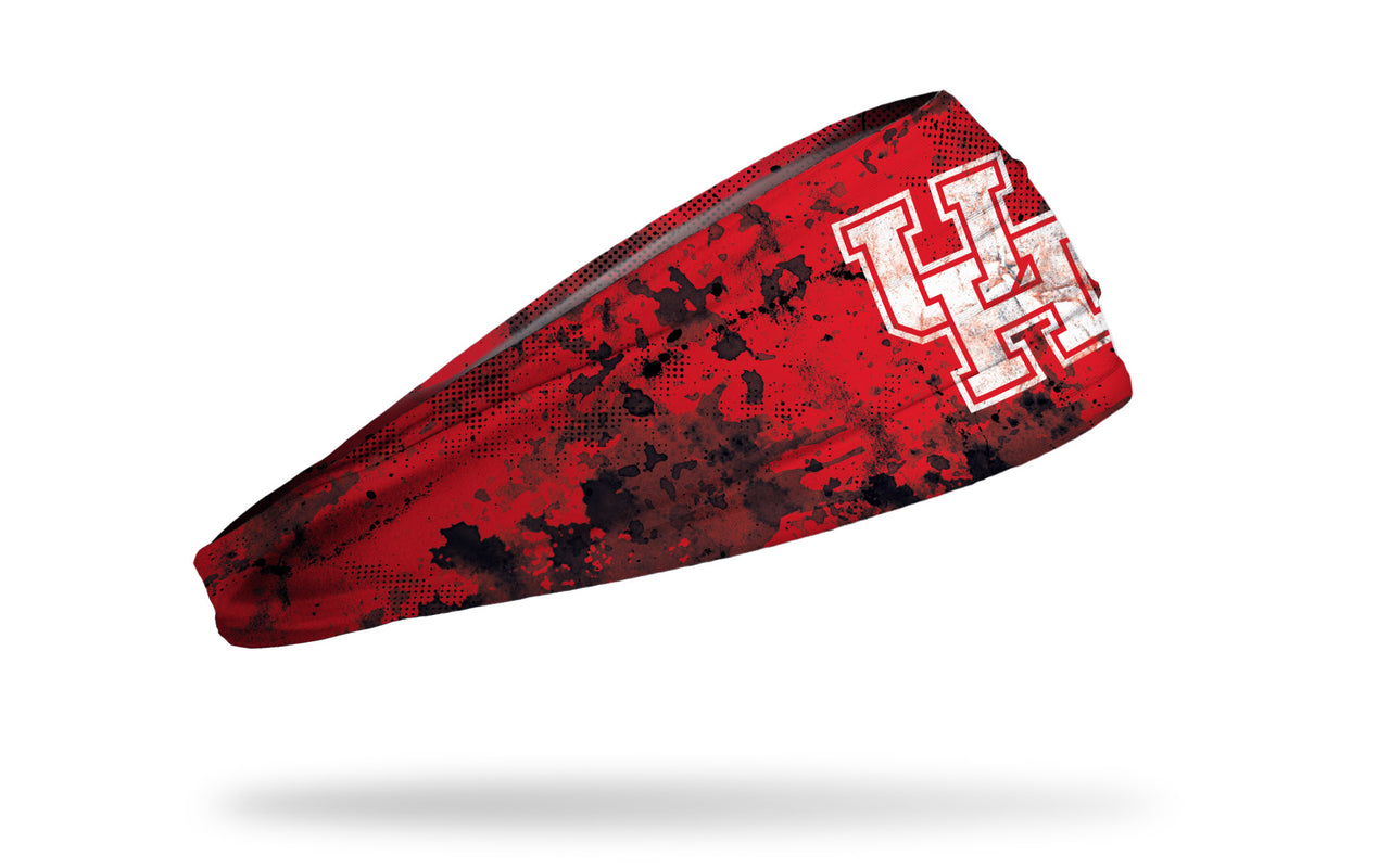 University of Houston: Grunge Red Big Bang Lite Headband - View 2