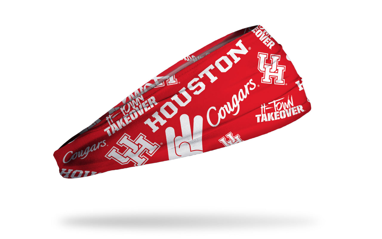 University of Houston: Overload Red Headband - View 2