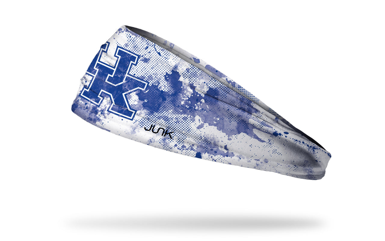 University of Kentucky: Grunge White Headband - View 1