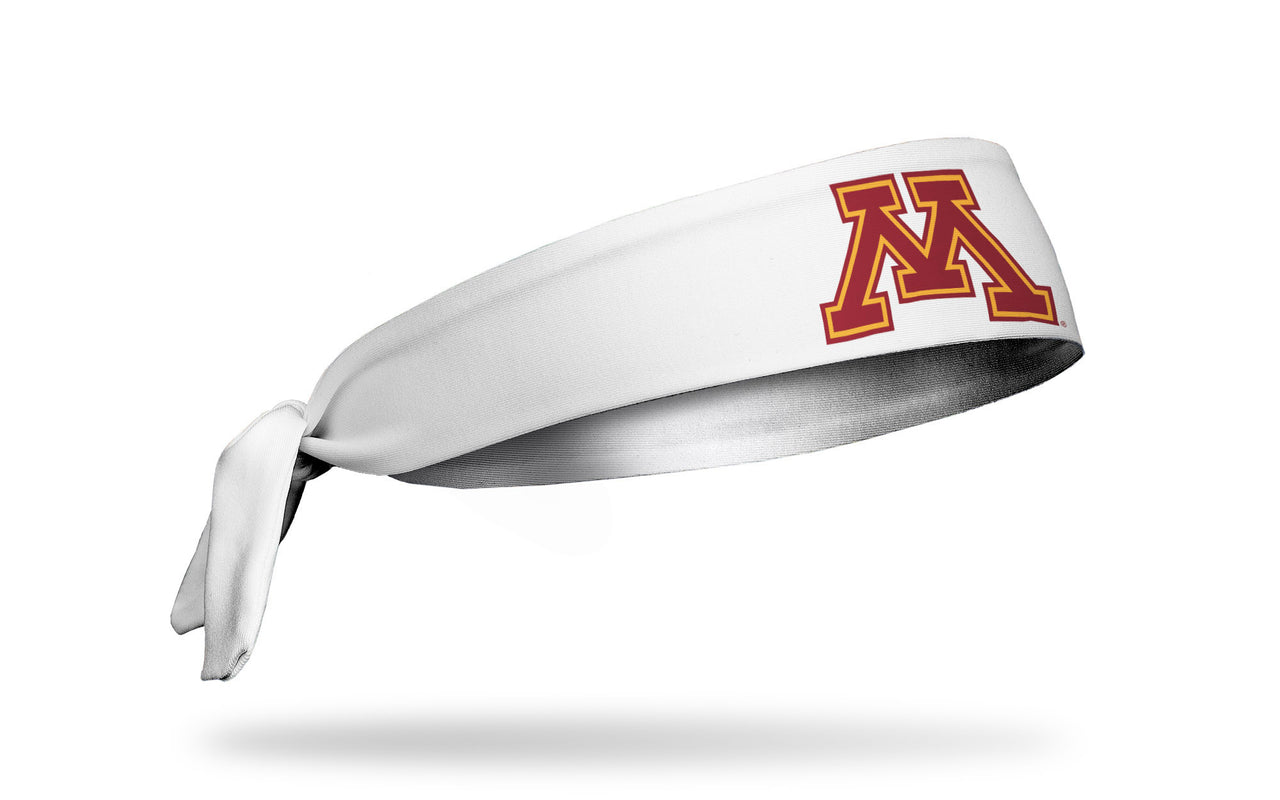 University of Minnesota: Logo White Tie Headband - View 2