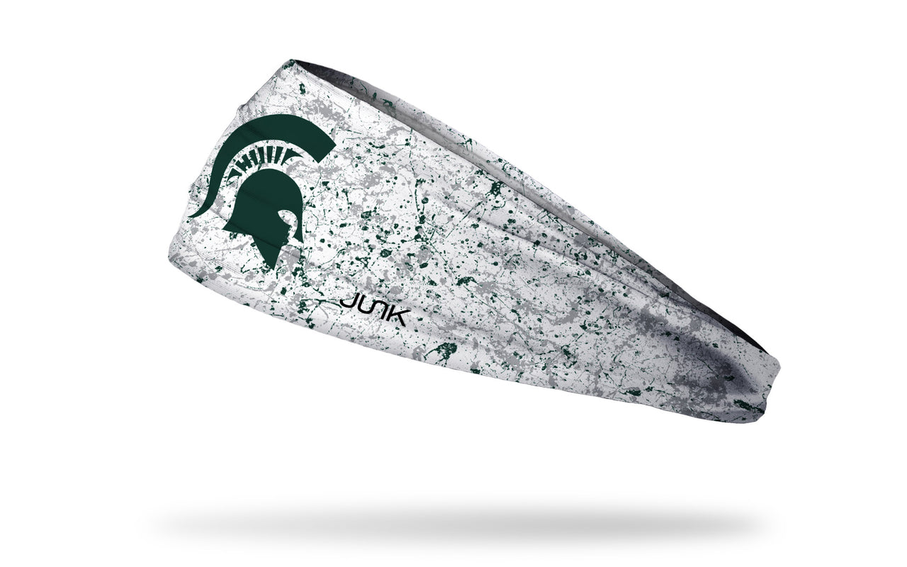 Michigan State University: Splatter White Headband - View 1