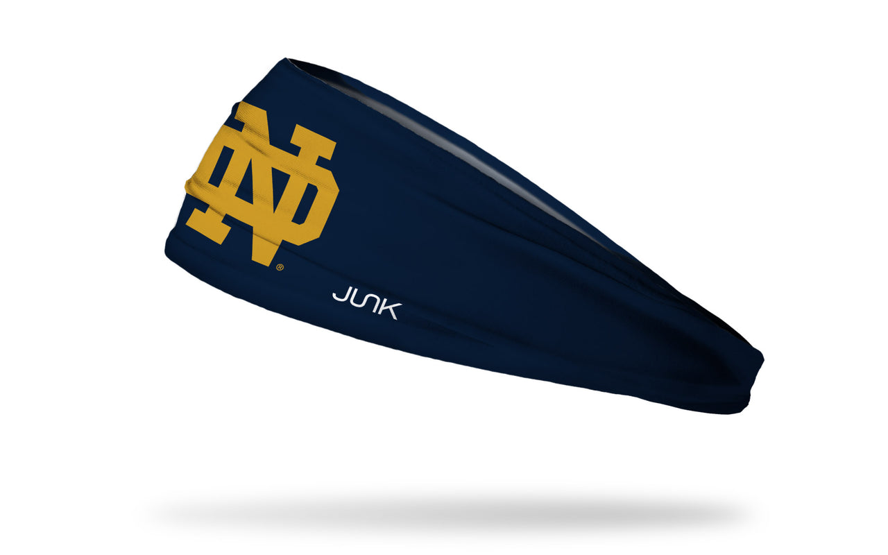 University of Notre Dame: Logo Navy Headband - View 1