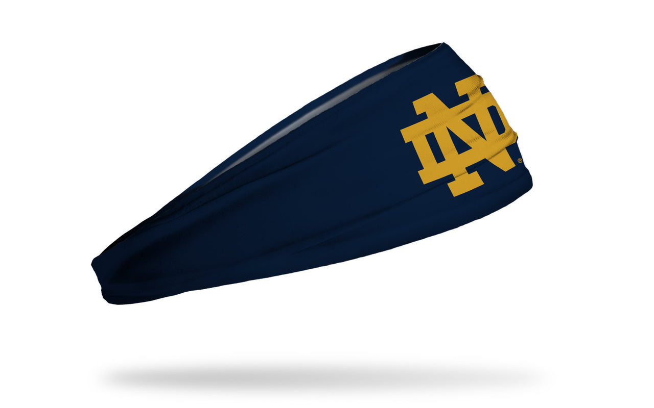 University of Notre Dame: Logo Navy Headband - View 2