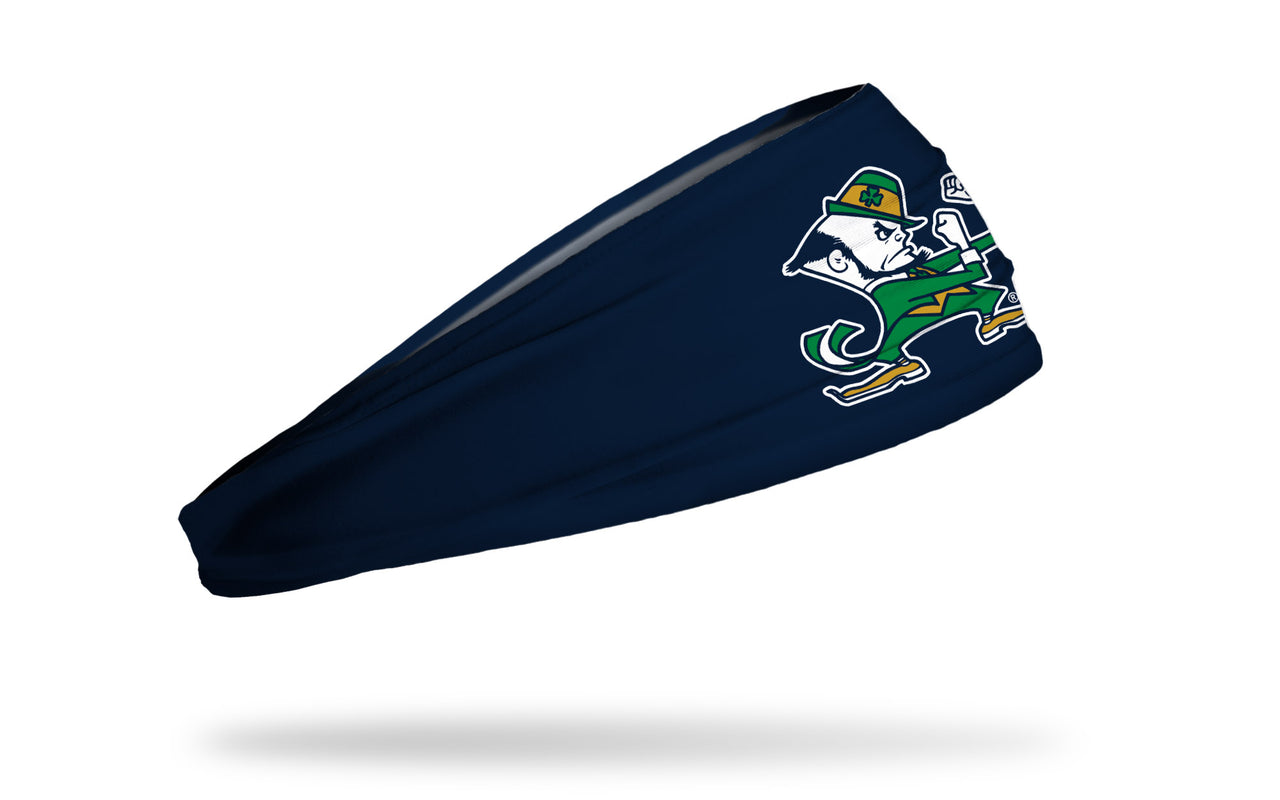 University of Notre Dame: Mascot Navy Big Bang Lite Headband - View 2