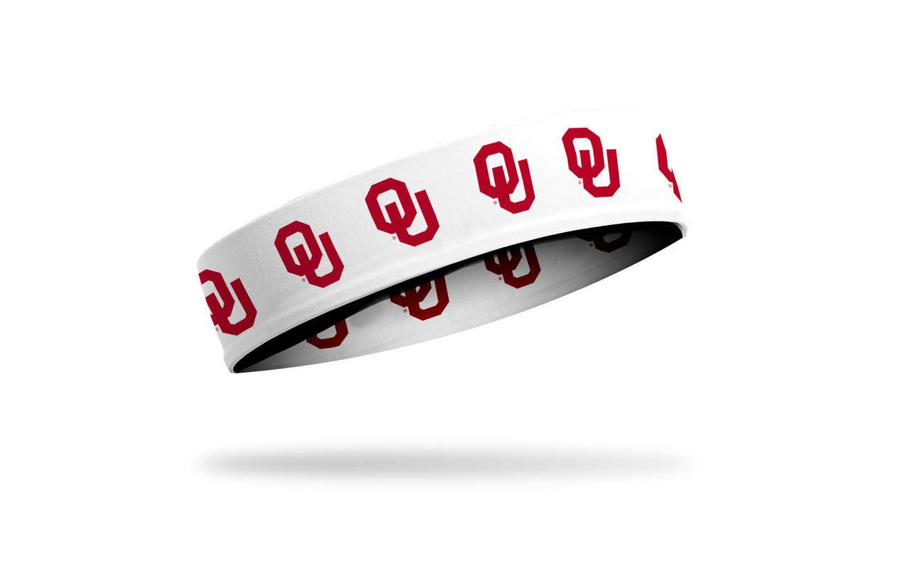University of Oklahoma: Logo White Headband - View 2