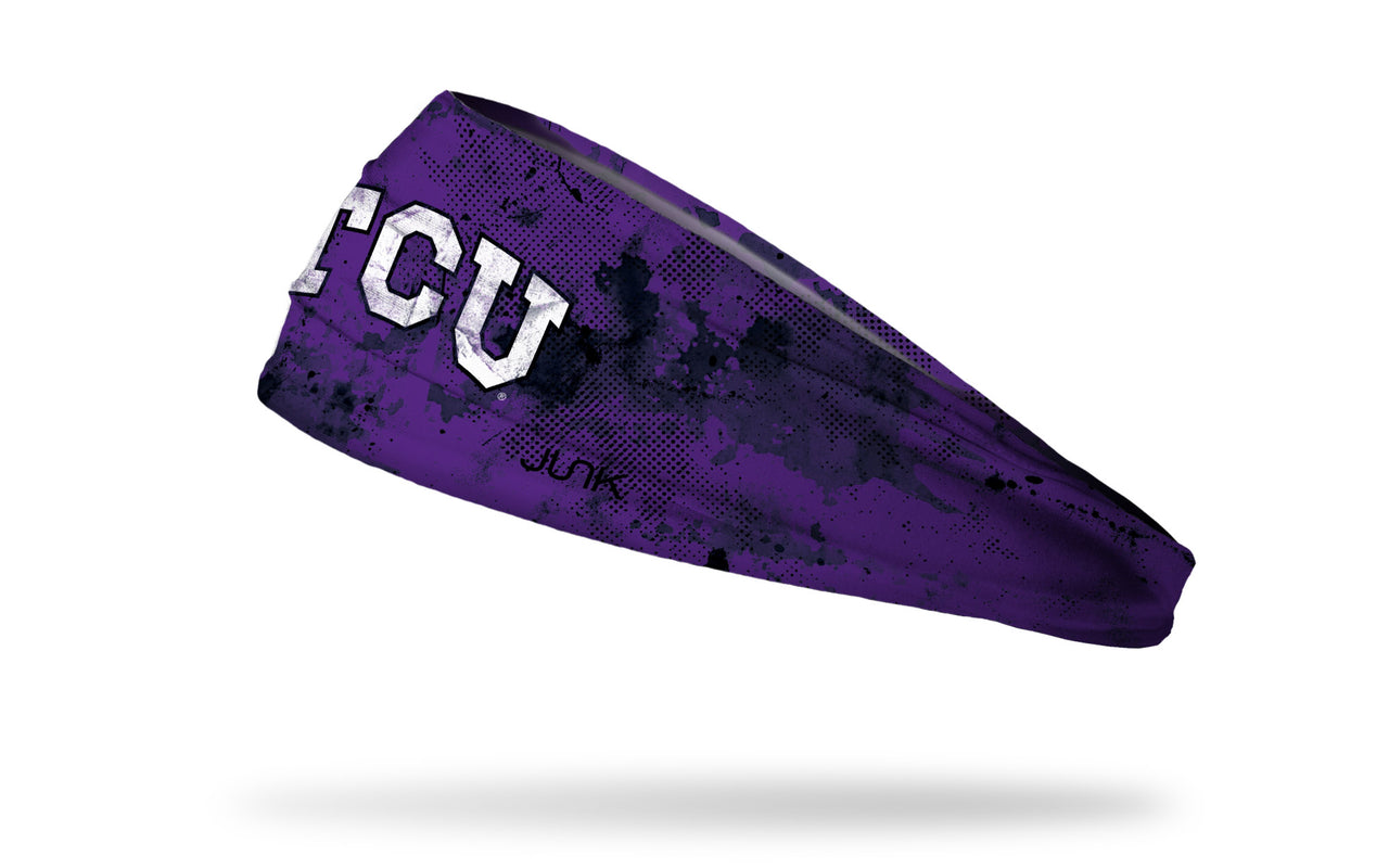 TCU: Grunge Purple Headband - View 1