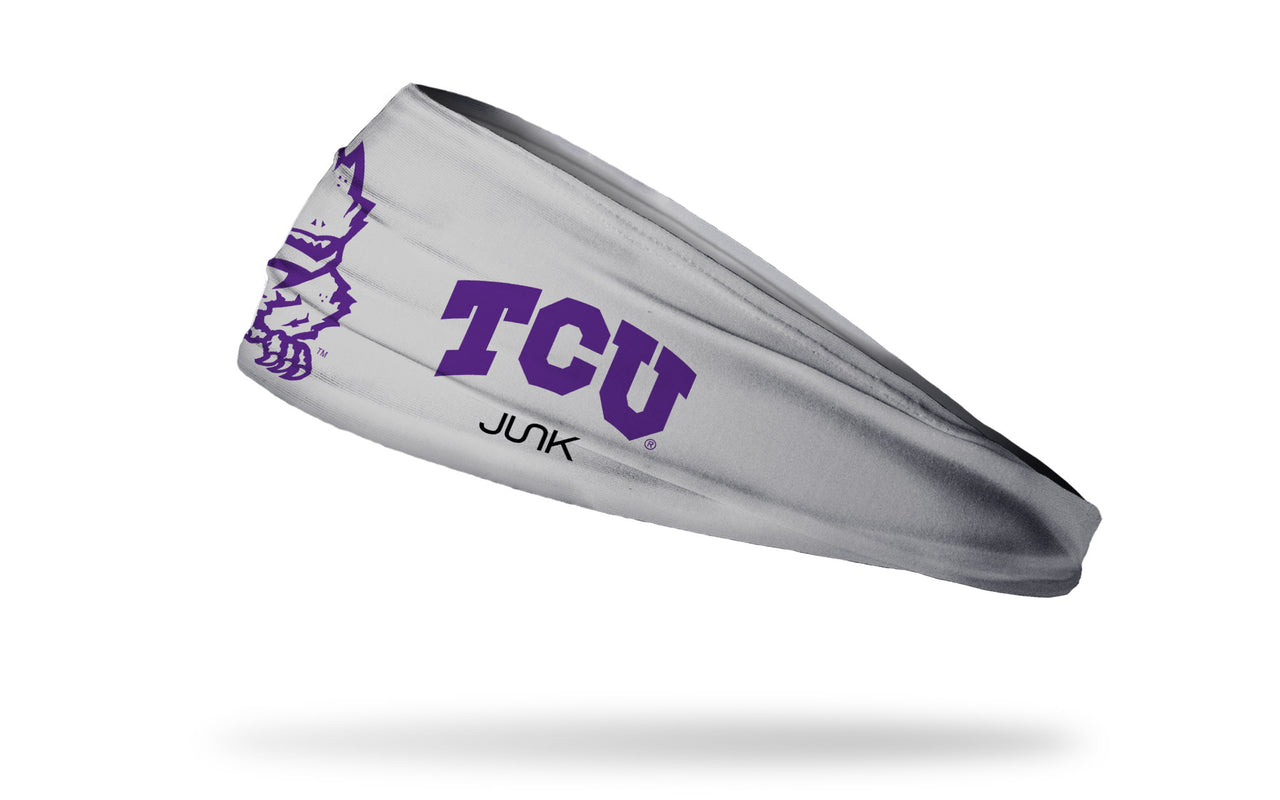 TCU: Oversized Frog Gray Headband - View 2