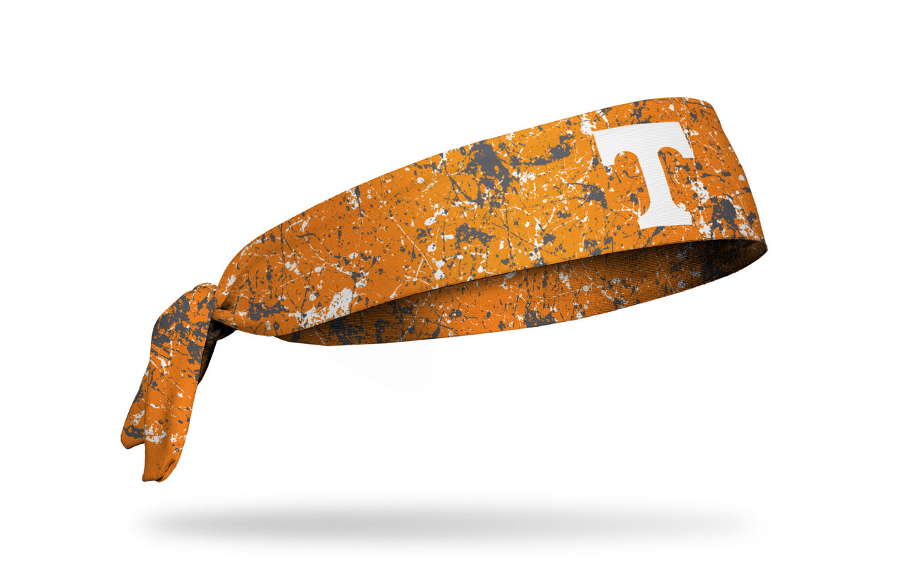 University of Tennessee: Splatter Orange Tie Headband - View 2