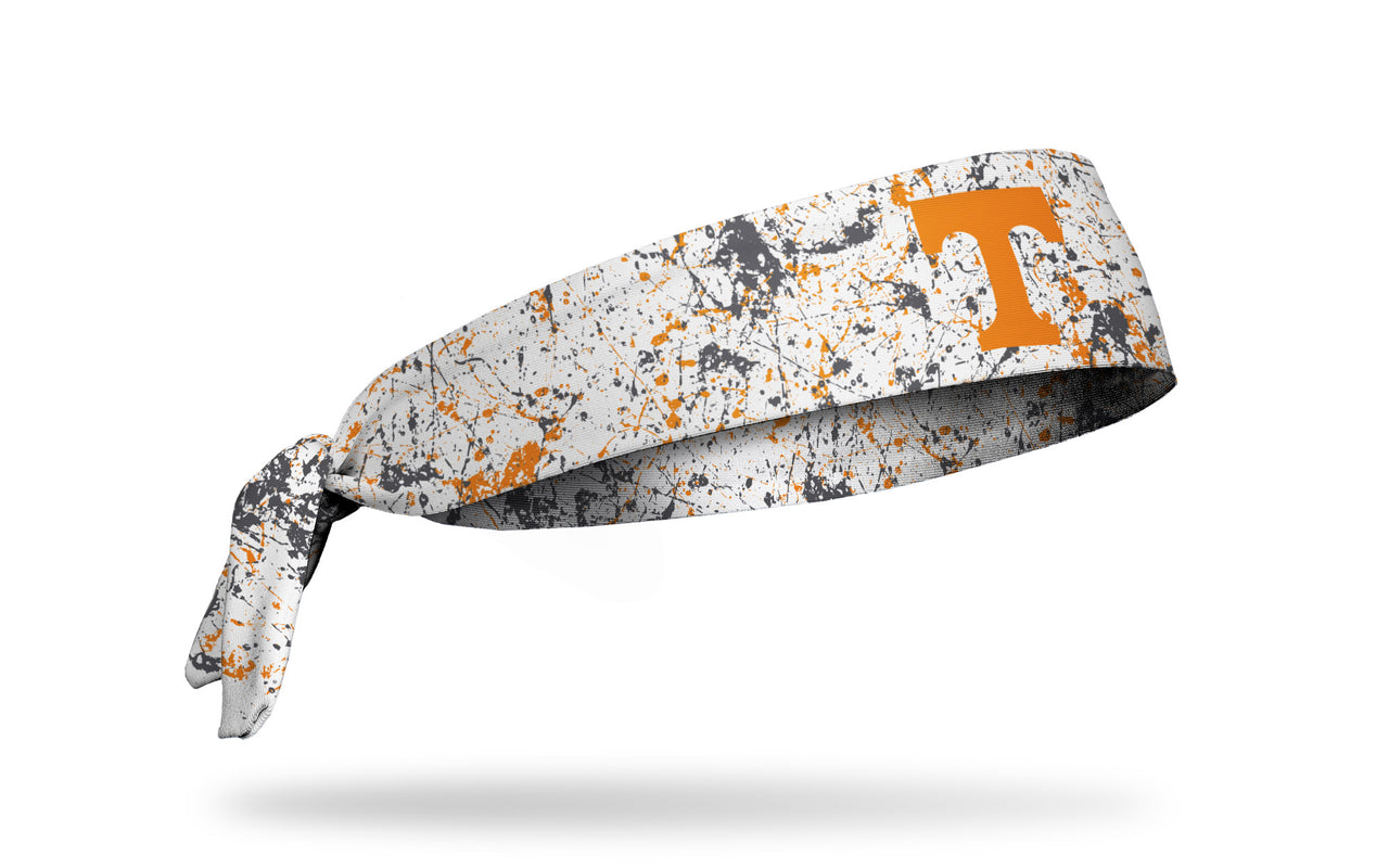 University of Tennessee: Splatter White Tie Headband - View 2