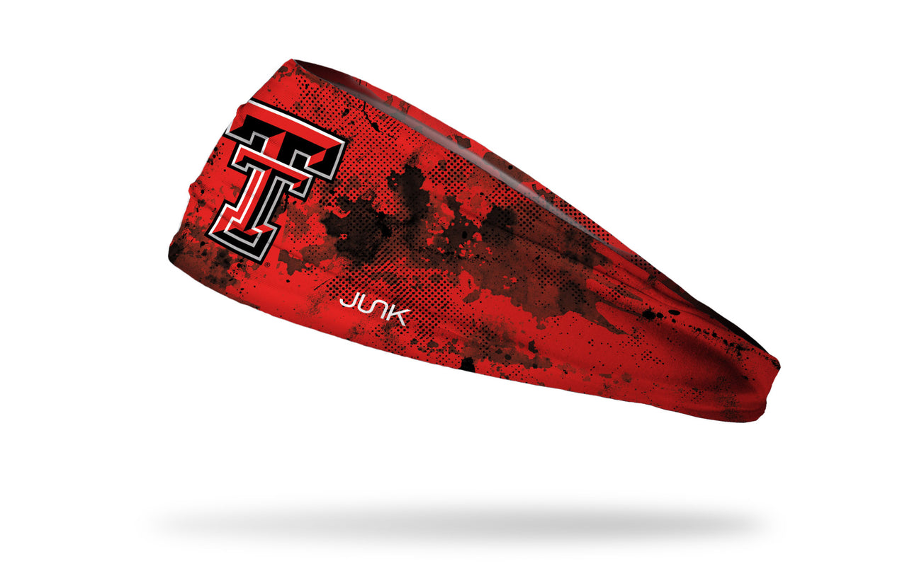 Texas Tech University: Grunge Red Headband - View 1