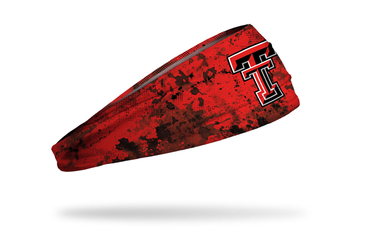 Texas Tech University: Grunge Red Headband - View 2