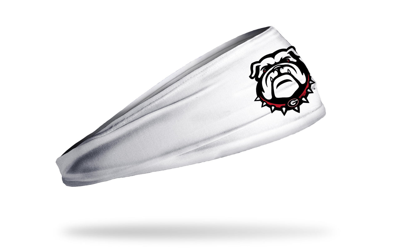 University of Georgia: Bulldog White Headband - View 2