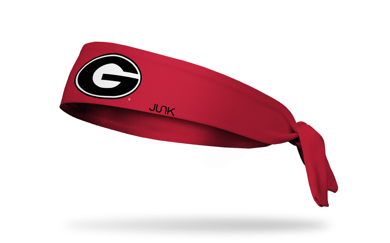 University of Georgia: Logo Red Tie Headband - View 1