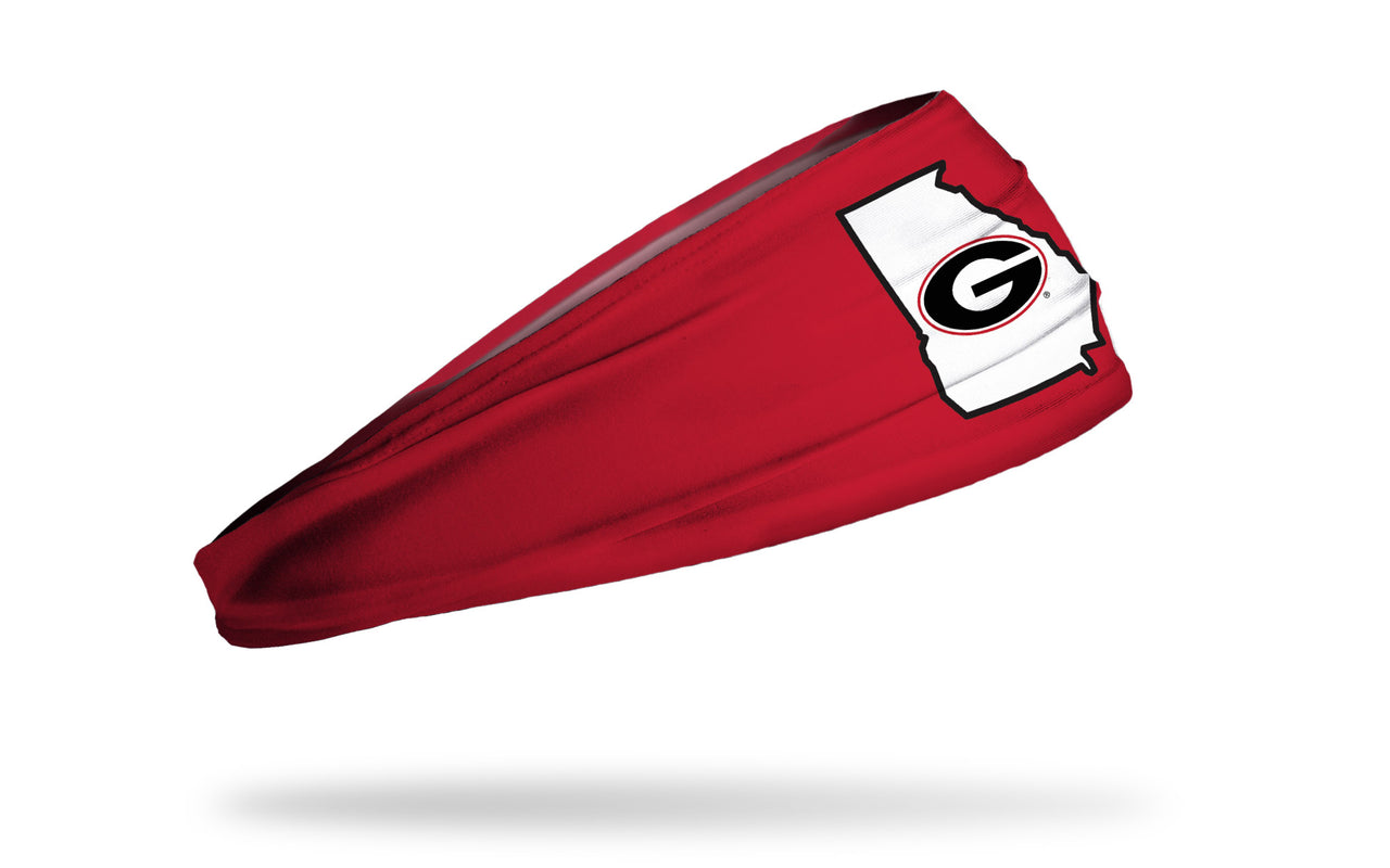University of Georgia: State Logo Red Headband - View 2
