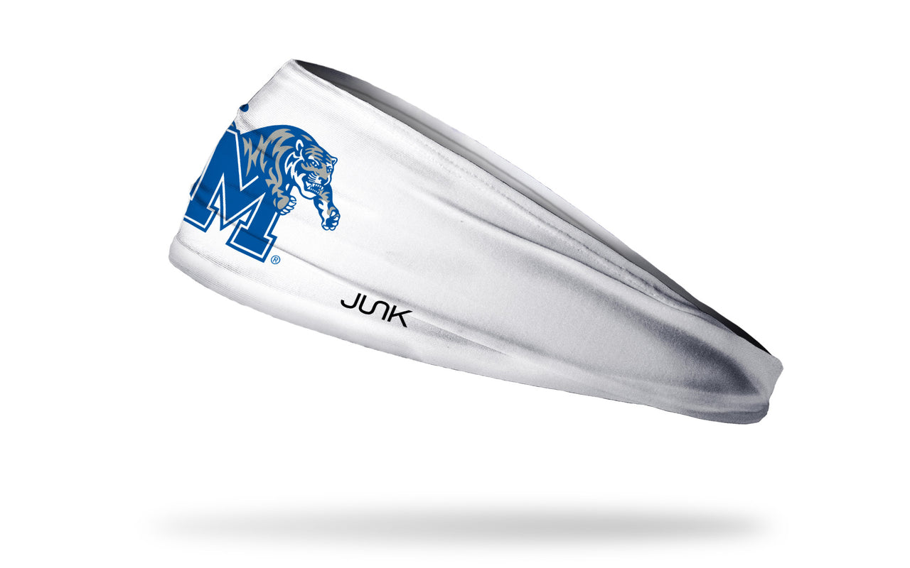 University of Memphis: Logo White Big Bang Lite Headband - View 1