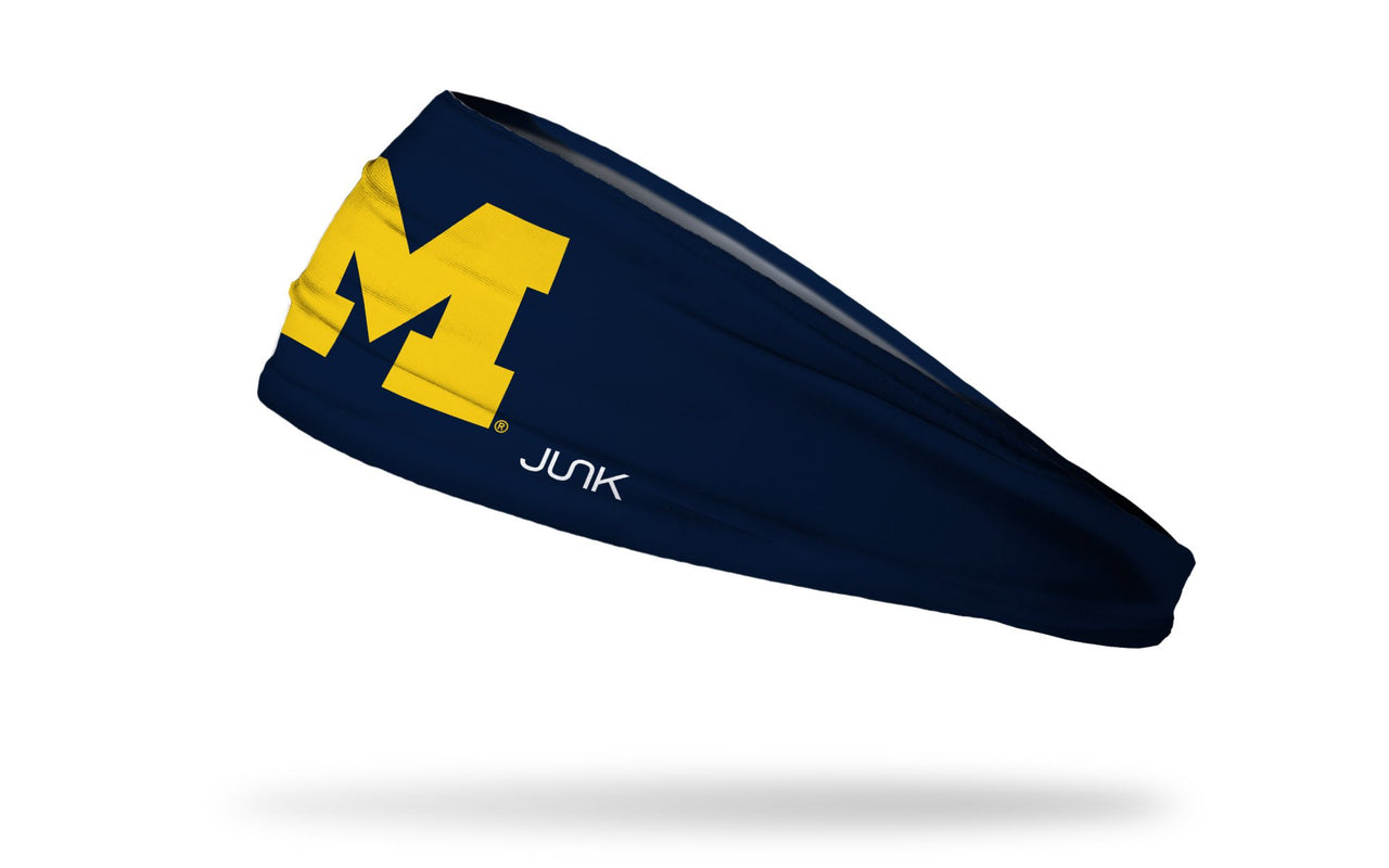 University of Michigan: Logo Blue Headband - View 1