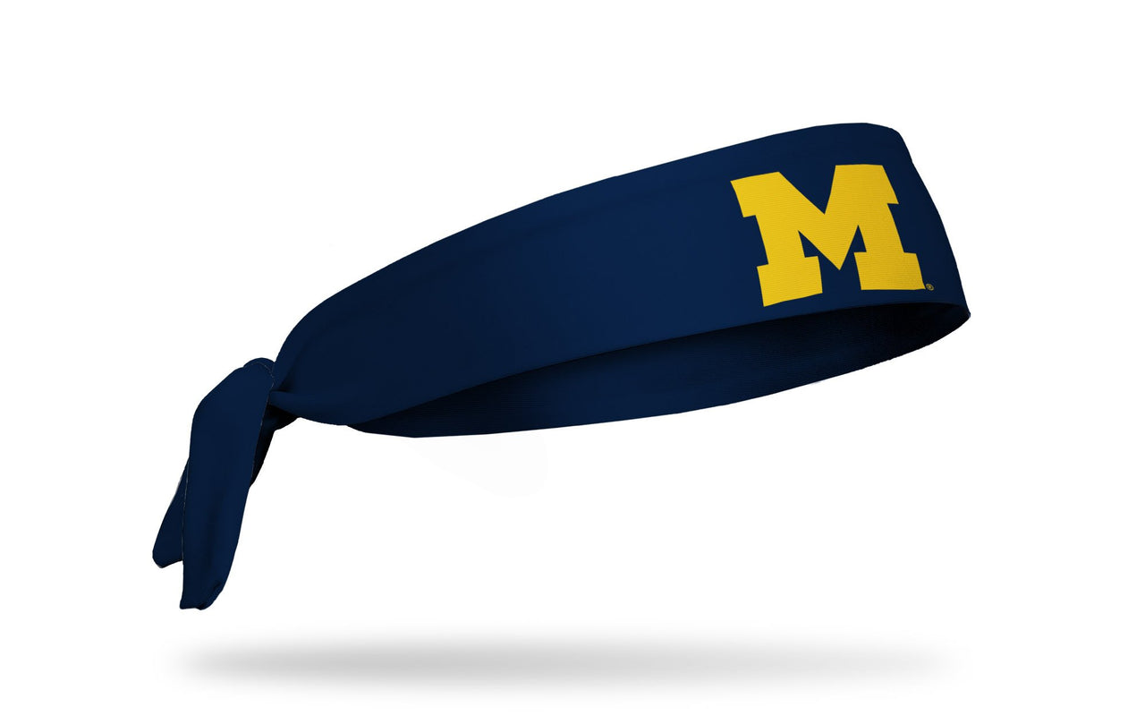 University of Michigan: Logo Blue Tie Headband - View 2