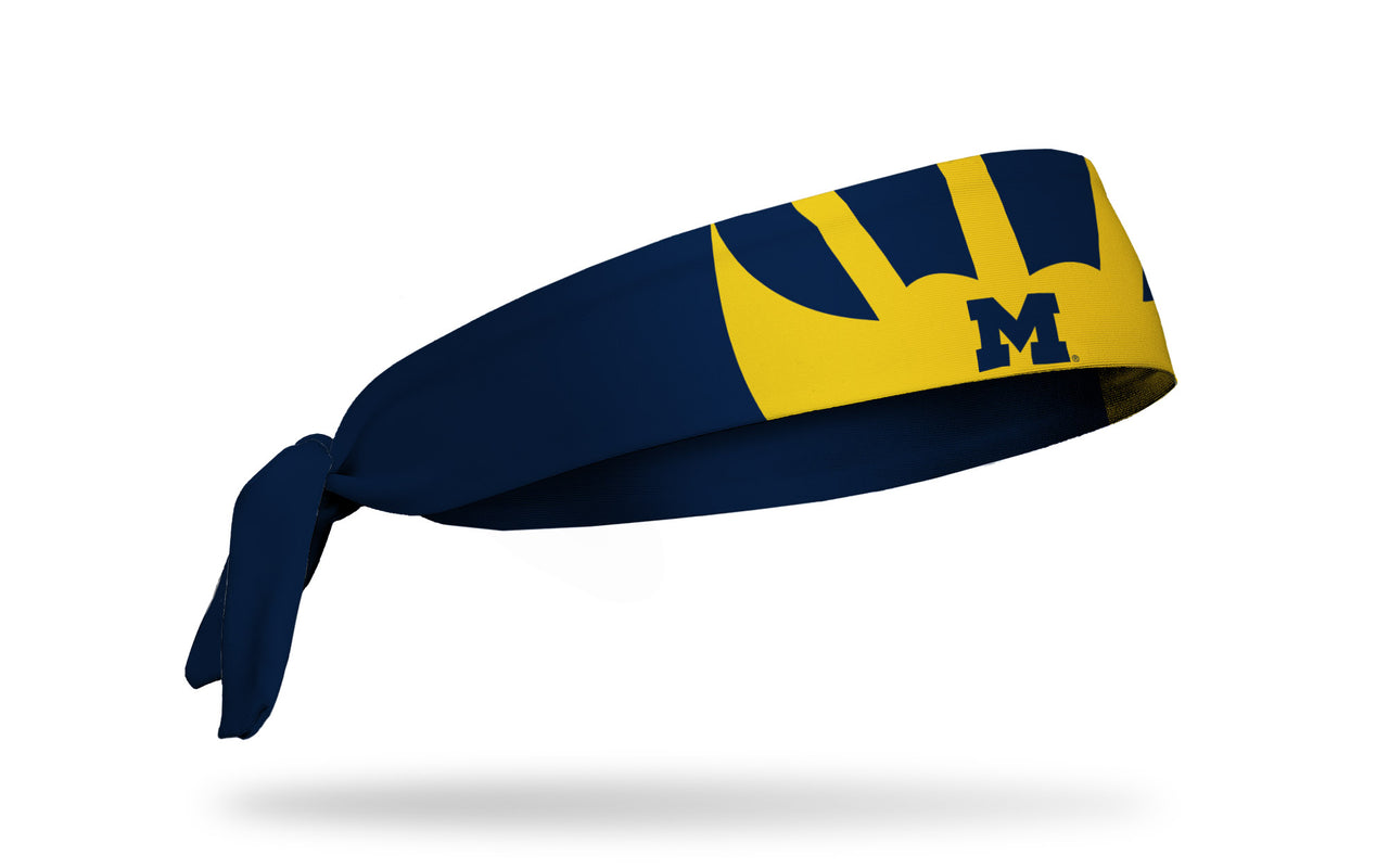 University of Michigan: Winged Helmet Tie Headband - View 2