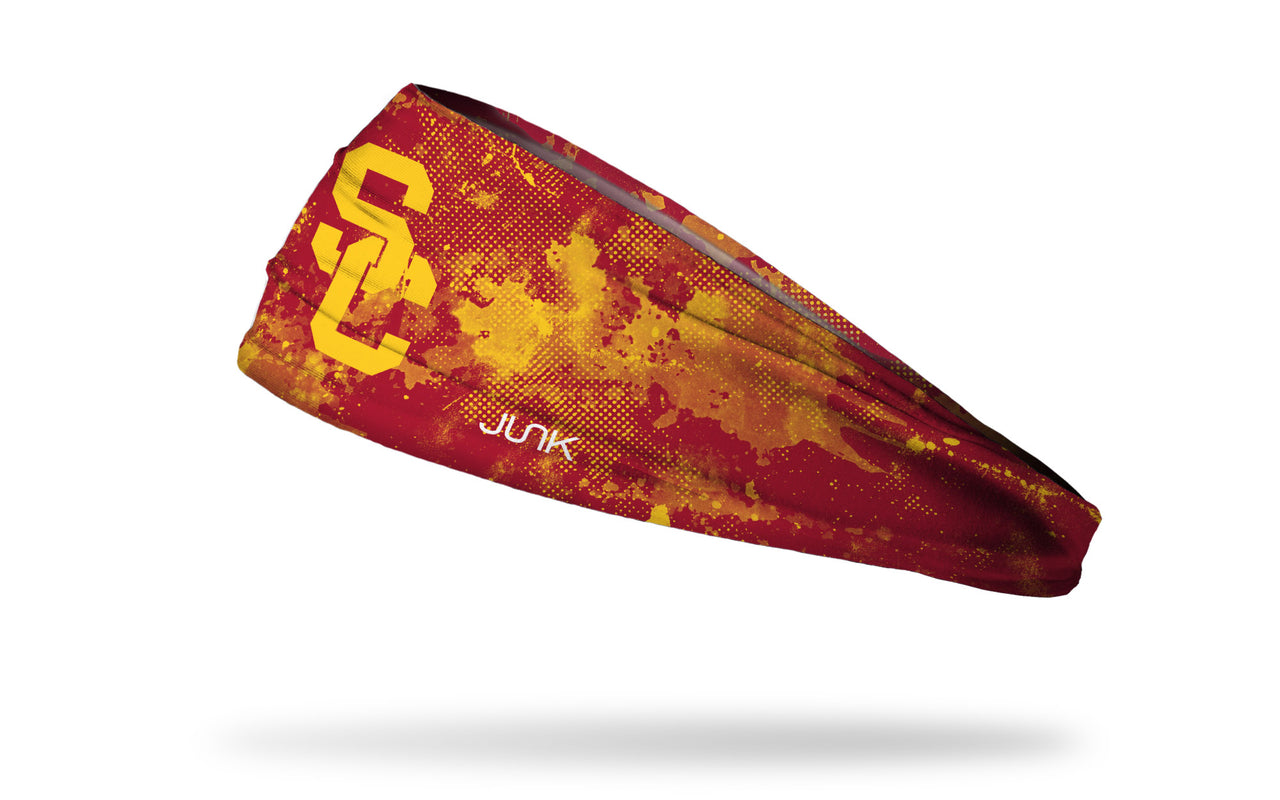 USC: Grunge Cardinal Headband - View 1