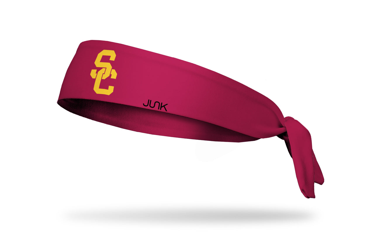 USC: Logo Cardinal Tie Headband - View 1