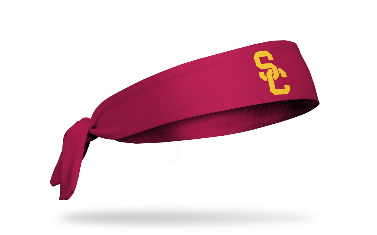 USC: Logo Cardinal Tie Headband - View 2