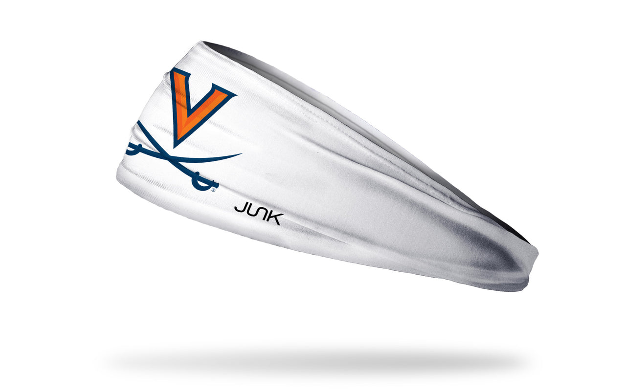 University of Virginia: V-Sabre White Headband - View 1