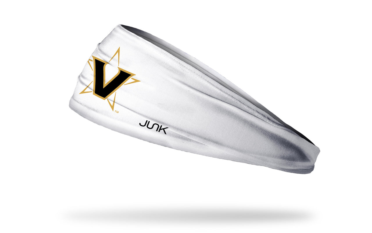 Vanderbilt University: Logo White Big Bang Lite Headband - View 1