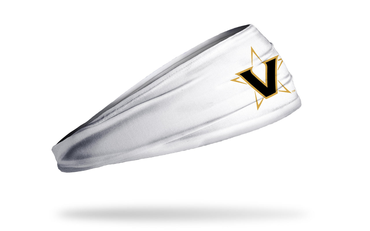 Vanderbilt University: Logo White Headband - View 2