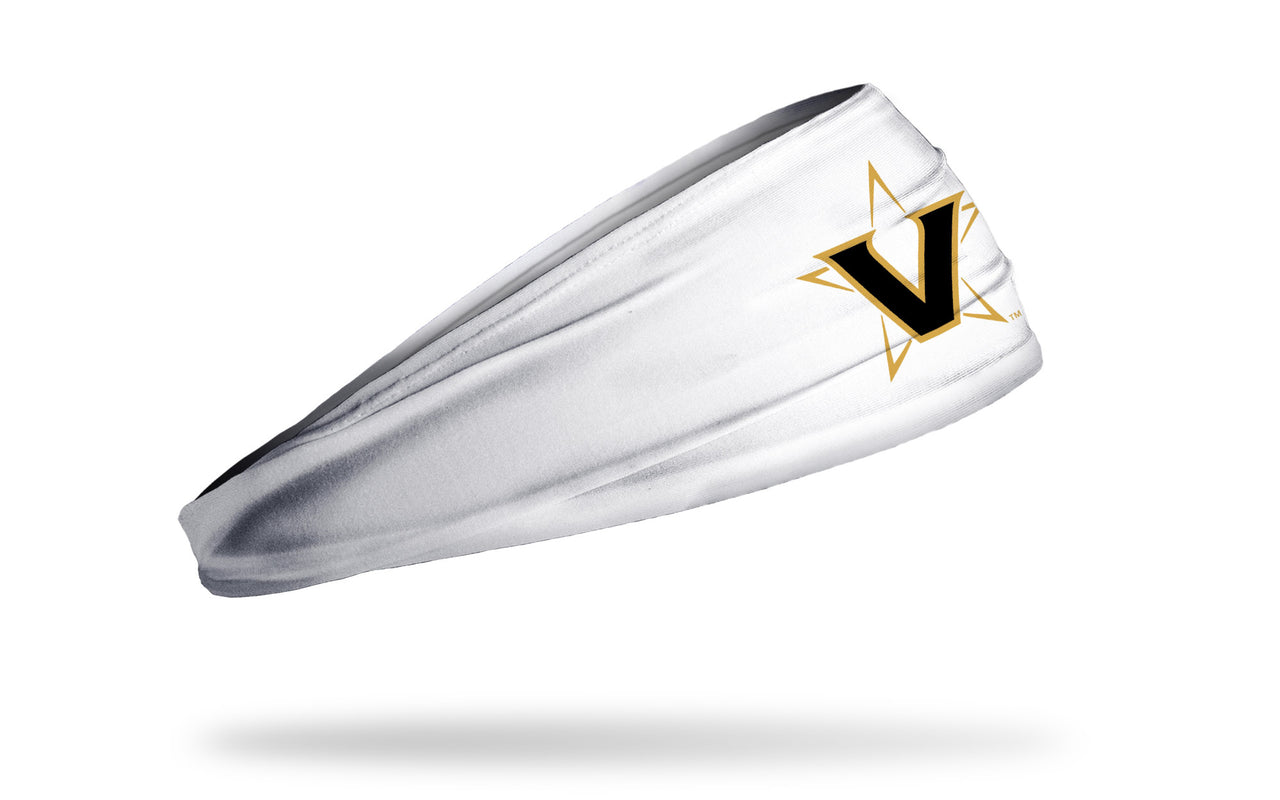 Vanderbilt University: Logo White Big Bang Lite Headband - View 2