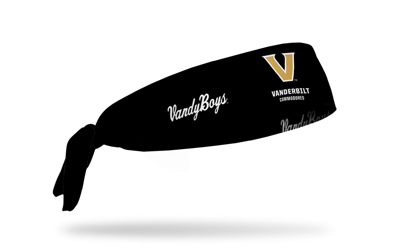 Vanderbilt University: Logo Baseball Wordmark Tie Headband - View 2
