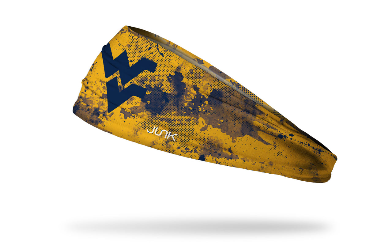 West Virginia University: Grunge Gold Headband - View 1