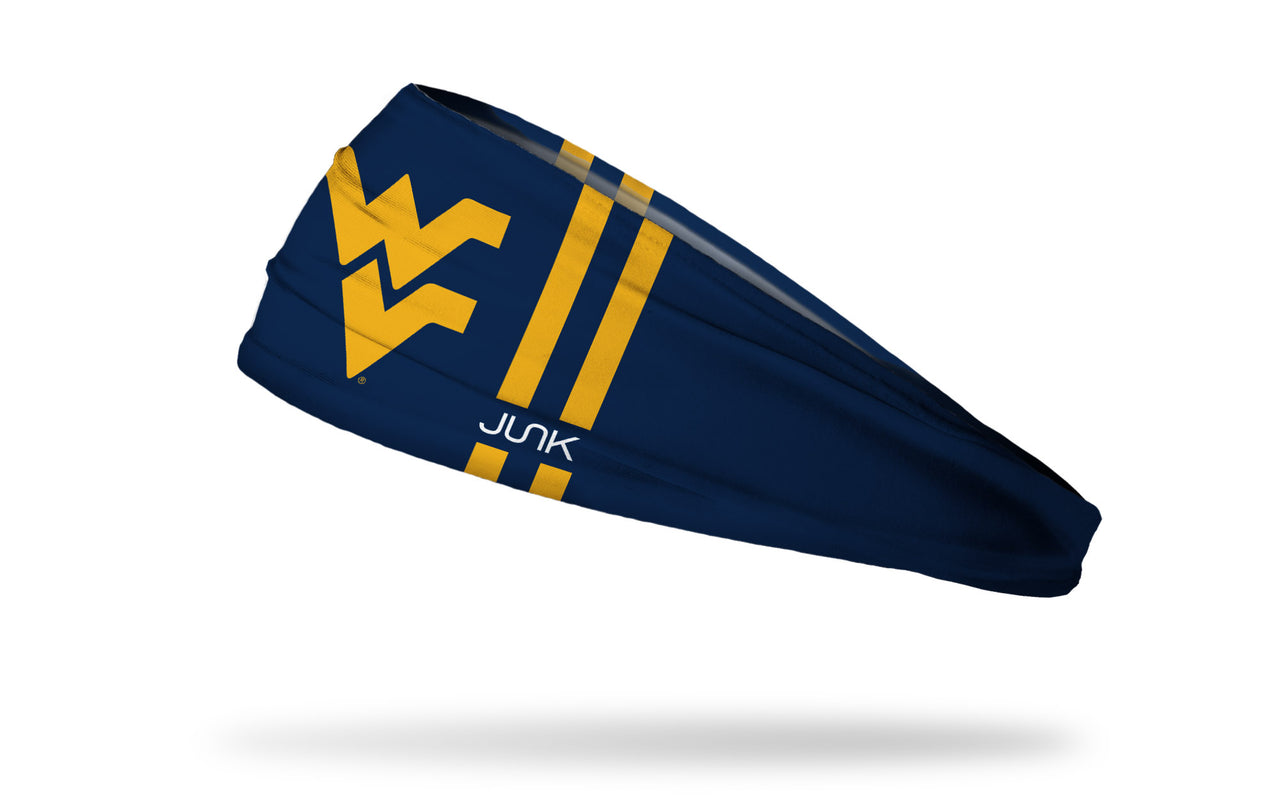 West Virginia University: Varsity Stripe Headband - View 1
