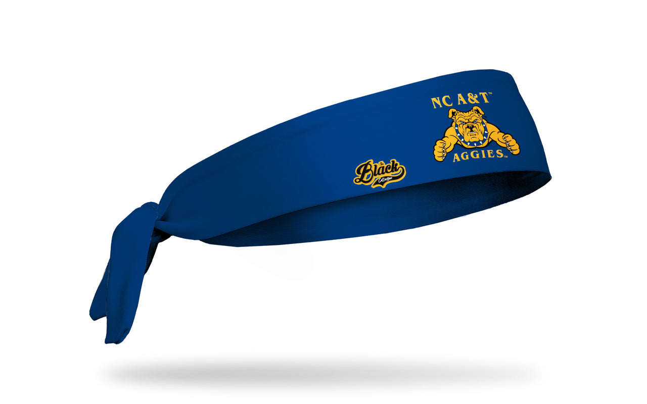 North Carolina A&T: Aggies Navy Tie Headband - View 2