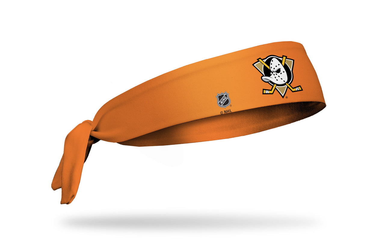 Anaheim Ducks: Logo Orange Tie Headband - View 2