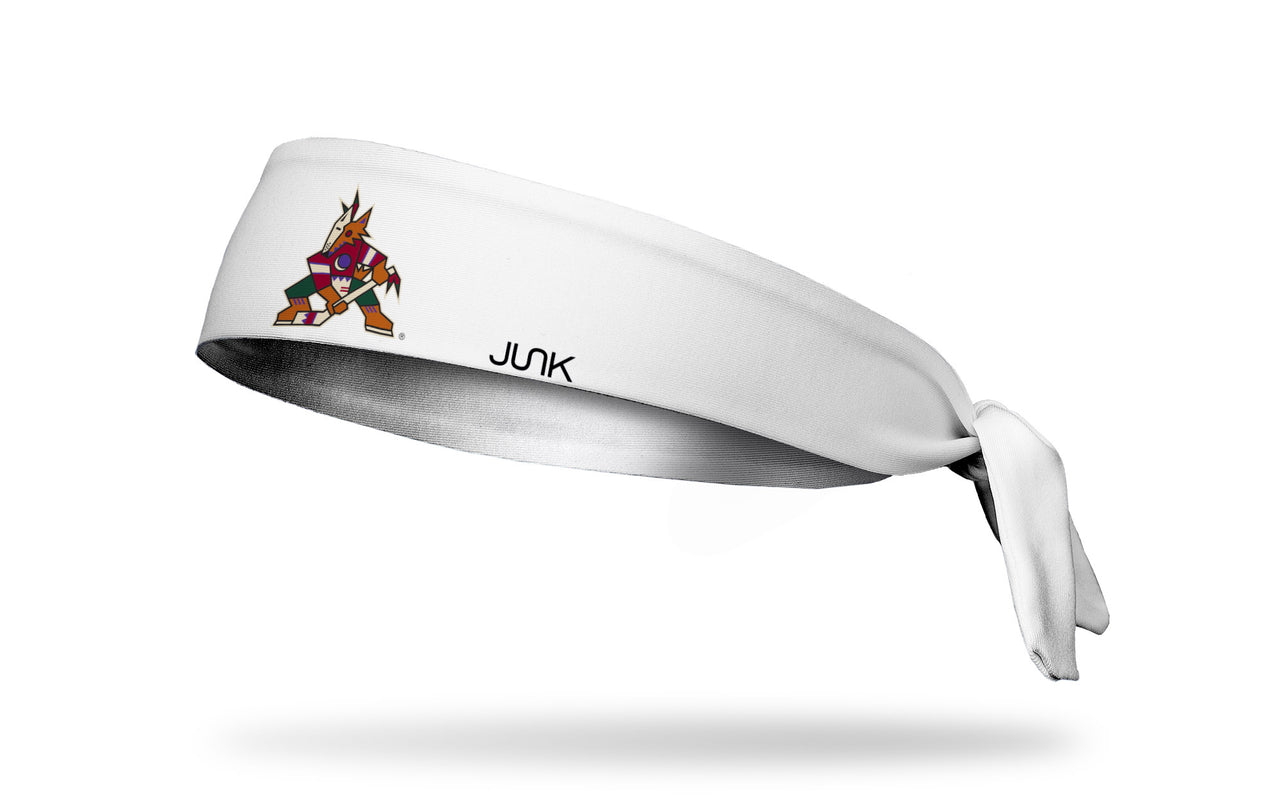 Arizona Coyotes: Logo White Tie Headband - View 1