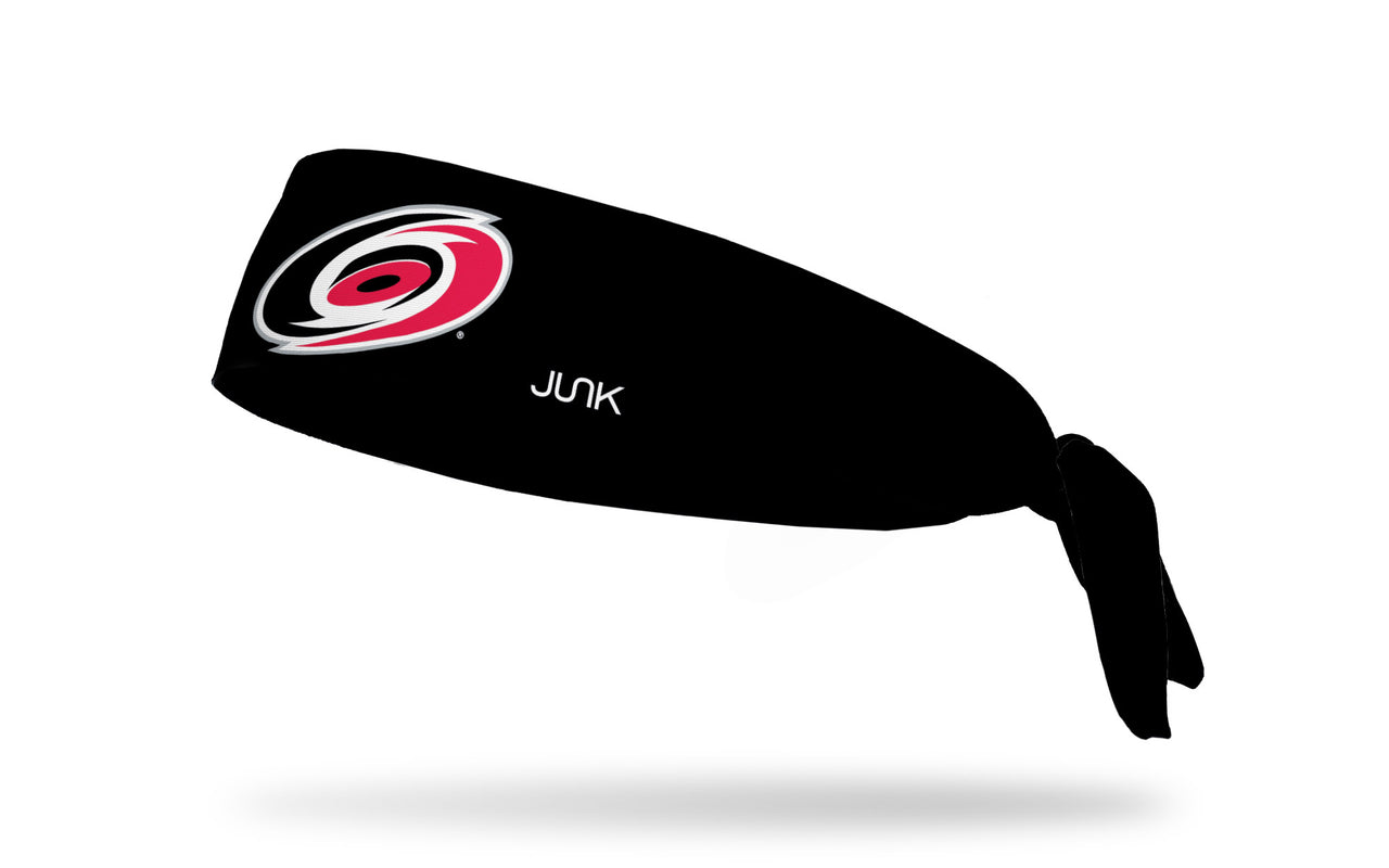 Carolina Hurricanes: Logo Black Tie Headband - View 1