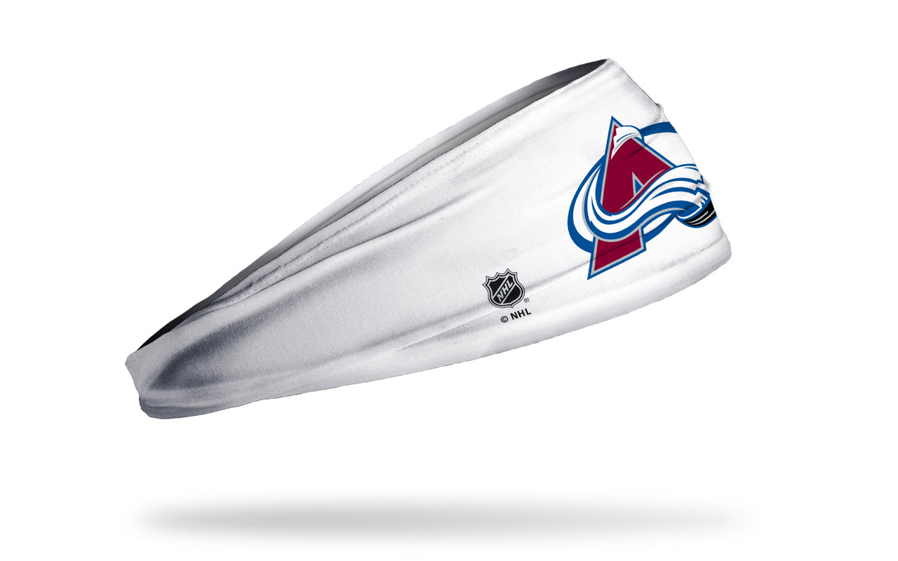 Colorado Avalanche: Logo White Big Bang Lite Headband - View 2