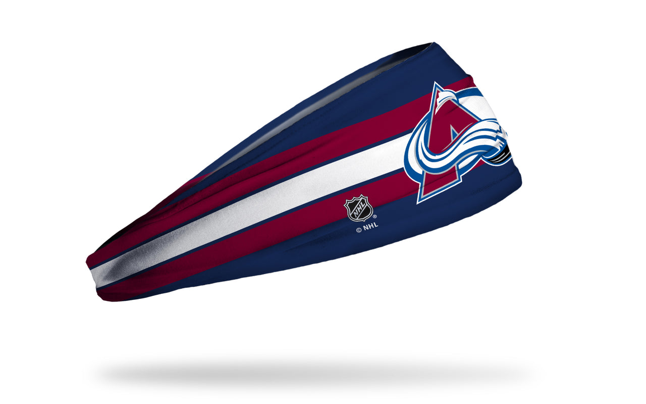 Colorado Avalanche: Stripe Headband - View 2