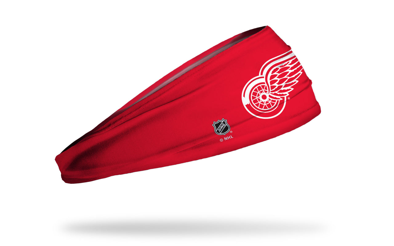 Detroit Red Wings: Logo Red Headband - View 2