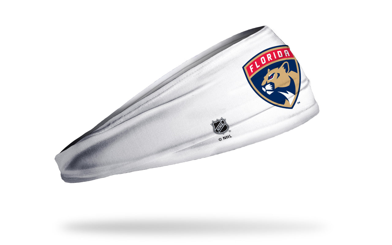 Florida Panthers: Logo White Headband - View 2
